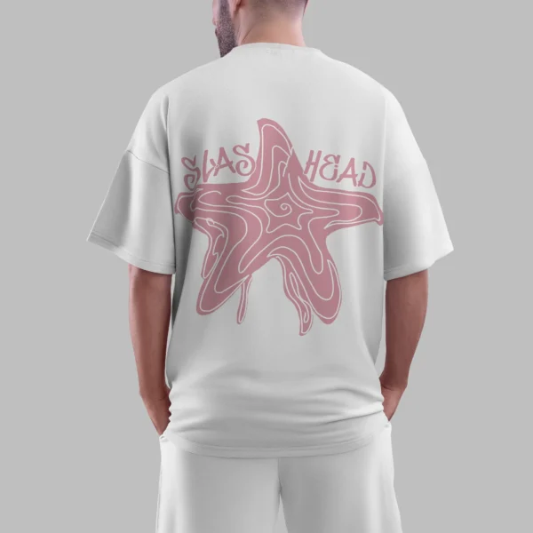 Slashead Pink Puff Oversized T-Shirt - Image 2