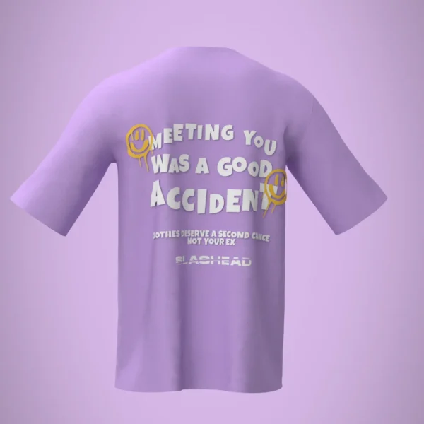 Slashead Meeting You Oversized T-Shirt - Image 4