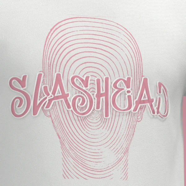 Slashead Pink Puff Oversized T-Shirt - Image 6
