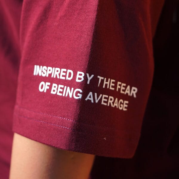 Don't Die Before Trying - Maroon T-Shirt - Image 4