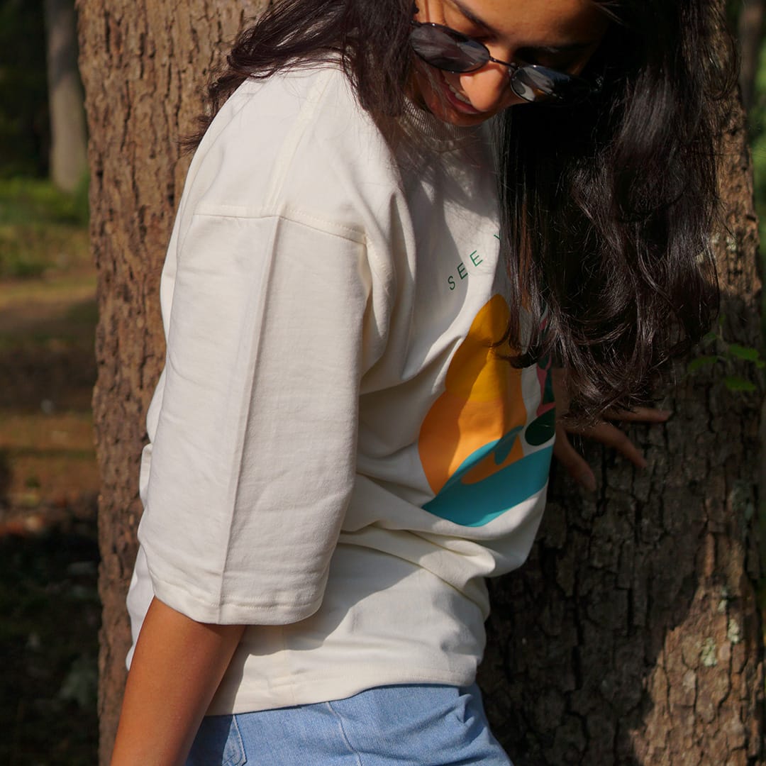See You Around Off – White T-Shirt