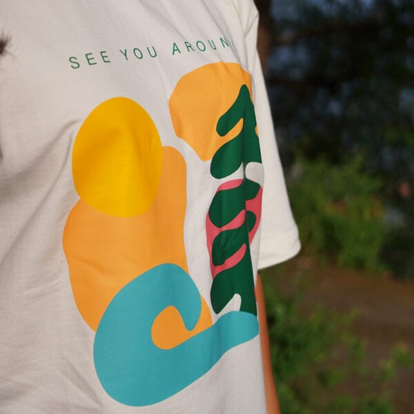 See You Around Off - White T-Shirt - Image 5