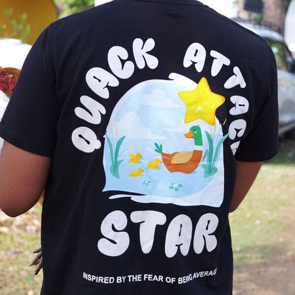 Quack Attack Black T-Shirt - Image 3