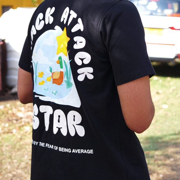 Quack Attack Black T-Shirt - Image 2