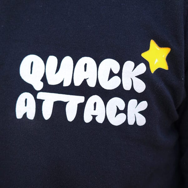 Quack Attack Black T-Shirt - Image 6